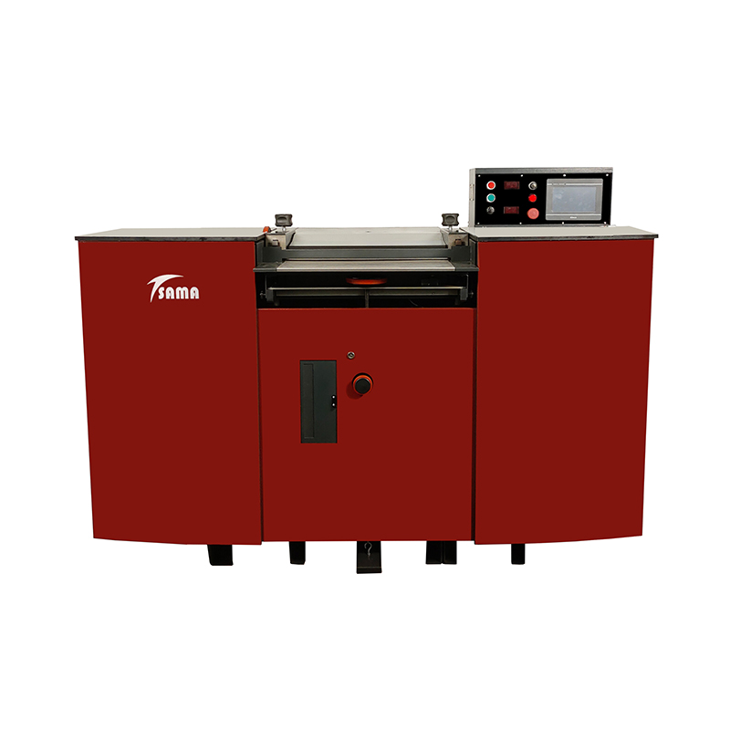 What are the specific designs of the safety protection devices of shengma leather splitting machine?