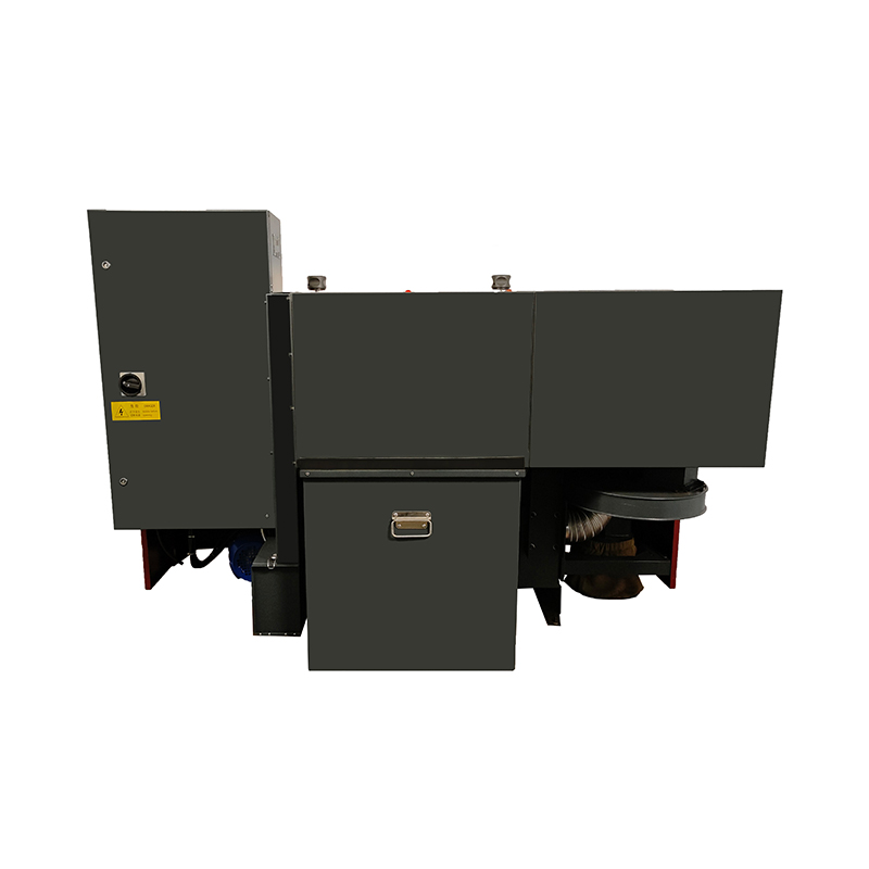 How does the variable frequency speed regulation function of shengma leather splitting machine improve operational efficiency?